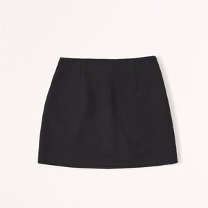 Abercrombie NNW Black Mini Skort